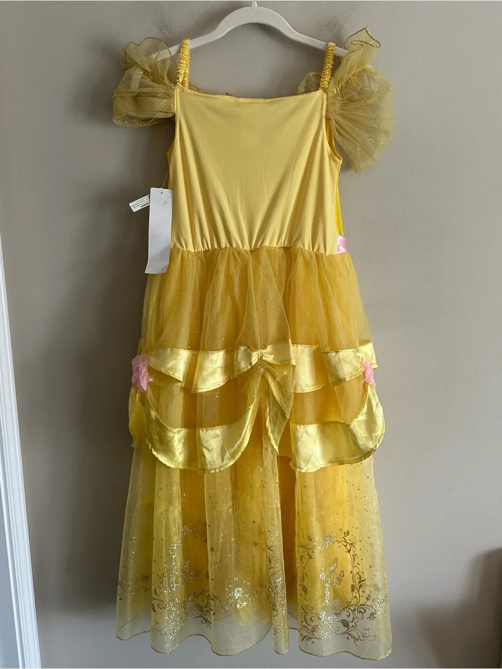 NWT Disney Store Princess Belle Dress Beauty & The Beast Costume Girls Large 10